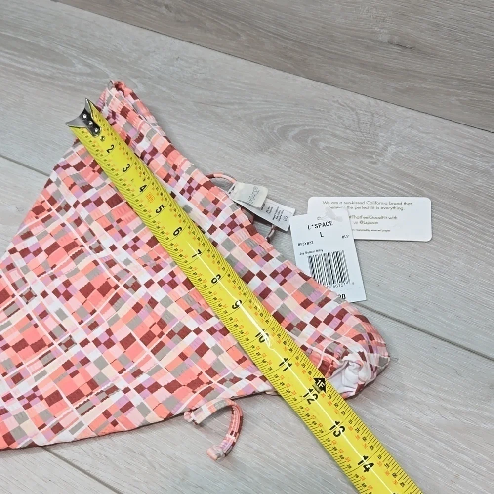 NWT L Space Women Anthropologie Joy Bottom Bitsy swim sz L